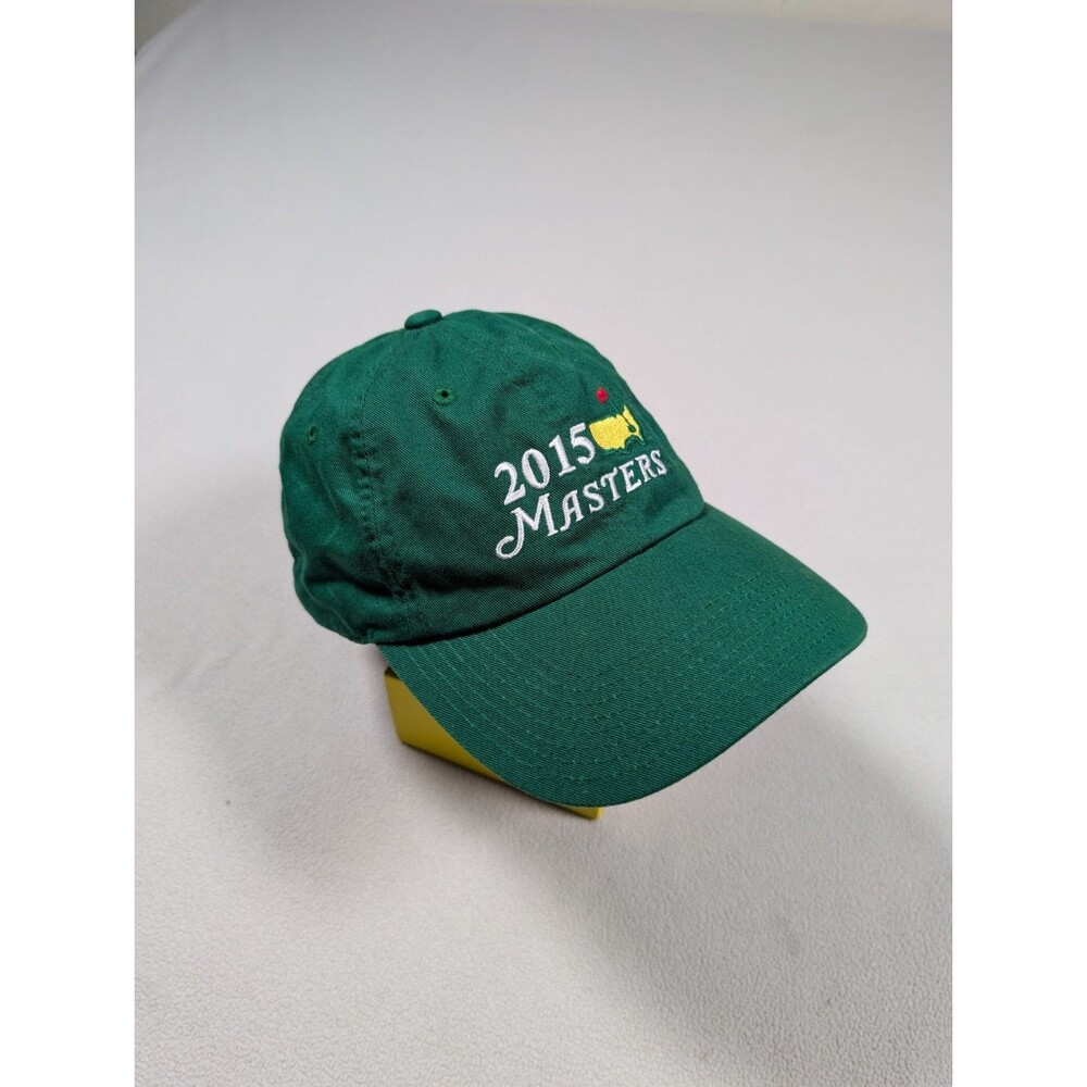 Masters 2015 American Needle Golf Augusta National Mens Green Strap Back Hat Cap